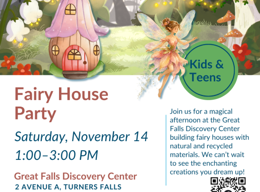 Fairy House Party at the Great Falls Discovery Center Graphic