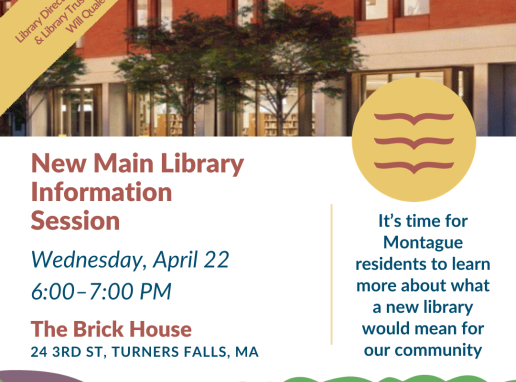 Main Library Building Project Info Session Graphic